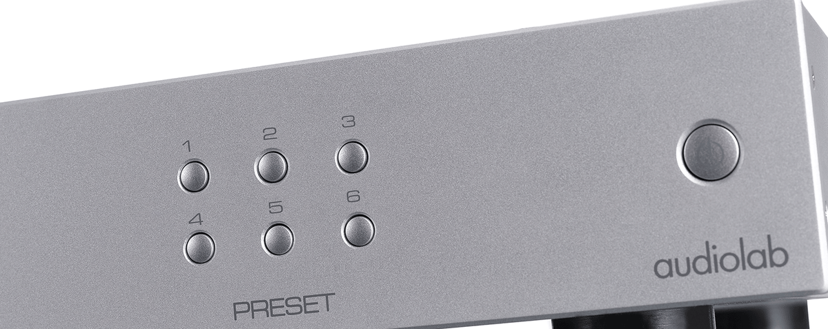 Audiolab 6000N Play 前面板 6 組預設快捷鍵
