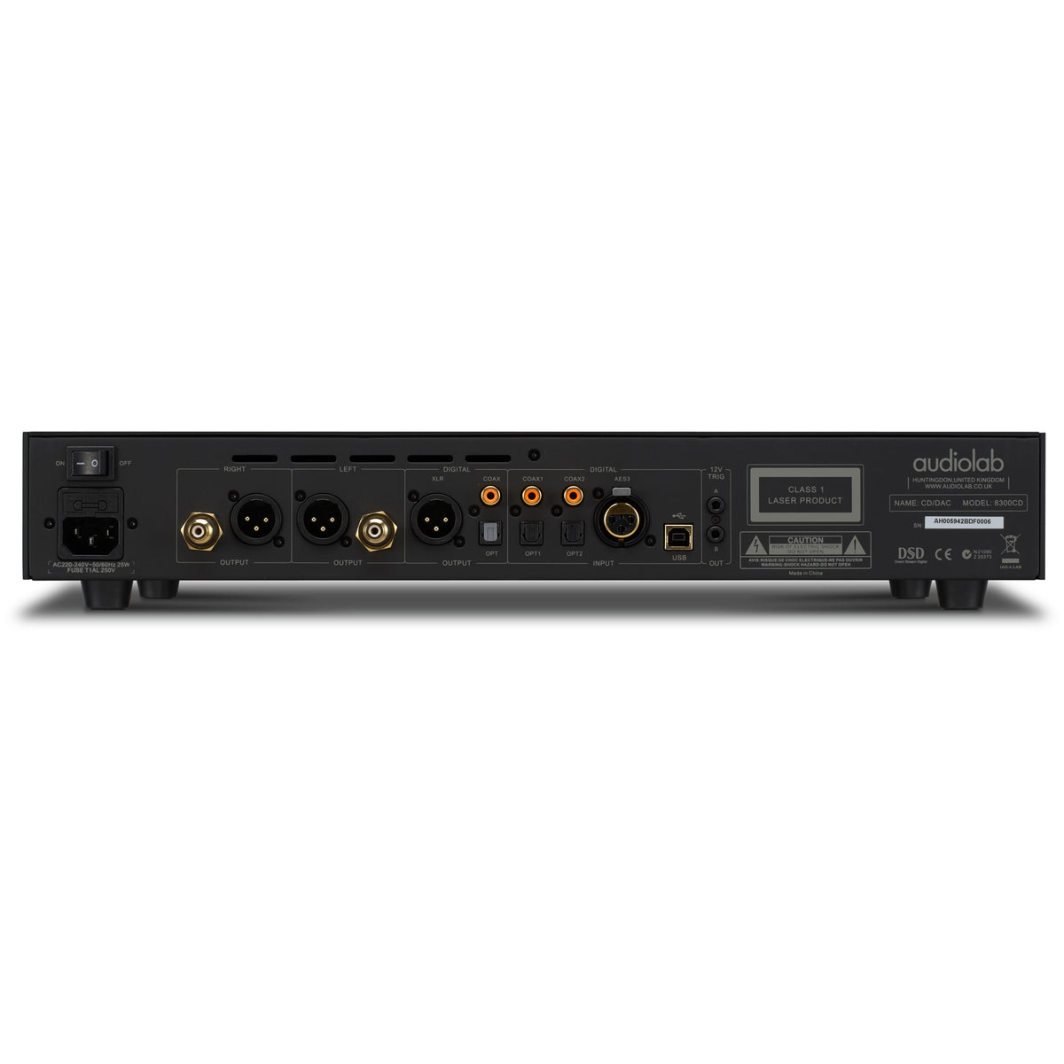 Audiolab 8300CD 播放機 黑色正面