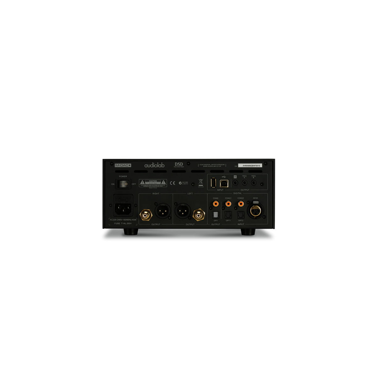 Audiolab M-DAC+ 黑色款外觀特寫
