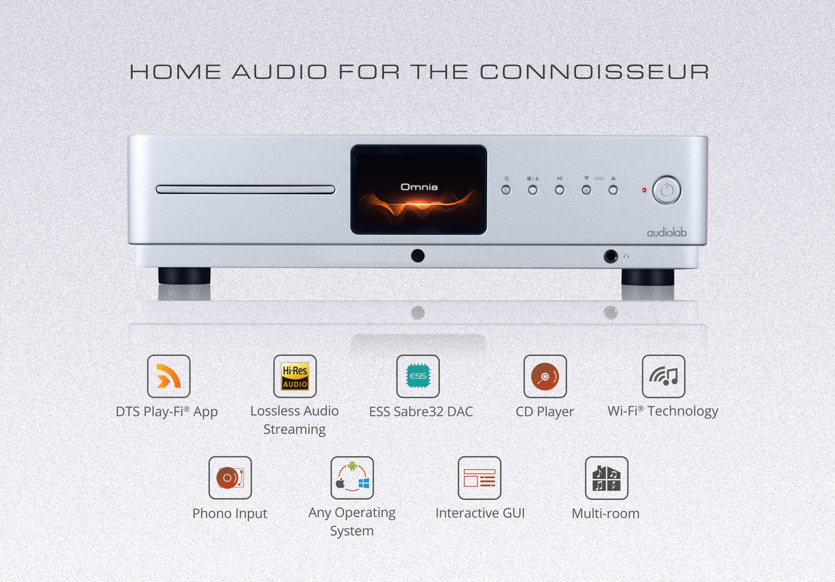 Audiolab Omnia 串流與 CD 播放功能